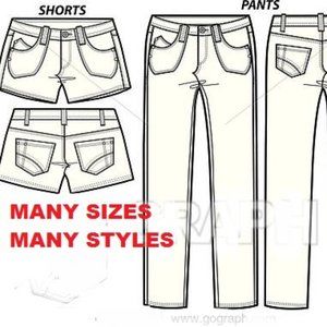 PANTS AND SHORTS-MANY SIZES AND STYLES